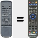 Replacement remote control for ST 21