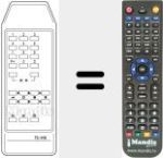 Télécommande pour remplacer TC 115