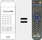 Télécommande pour remplacer TLC 412 VB