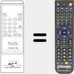 Replacement remote control for 08-201660-003
