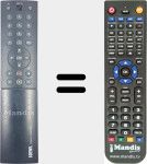 Replacement remote control for 55520052