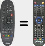 Replacement remote control for MV-RN3200G