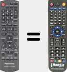 Télécommande pour remplacer Audio System (N2QAYB000500)