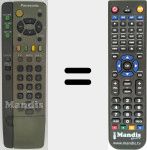 Replacement remote control for EUR511200