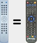 Replacement remote control for RC-OneDX1