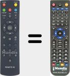 Replacement remote control for REMOTE 26