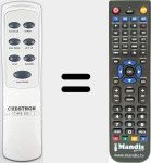 Replacement remote control for CHRC-052