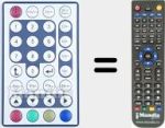 Replacement remote control for CTVDIGUSB2