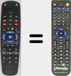 Telecomando sostituto di HD-5000