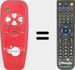 Replacement remote control for IMAGICAL001