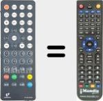 Replacement remote control for KP9200ROTAX