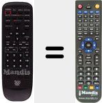 Replacement remote control for REMCON801