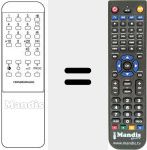 Replacement remote control for REMCON113
