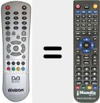Replacement remote control for REMCON1288