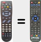 Replacement remote control for CLE942 (X100105)