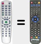 Replacement remote control for REMCON305