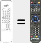 Replacement remote control for REMCON700