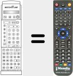 Replacement remote control for REMCON362