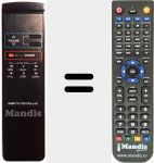 Replacement remote control for REMCON429