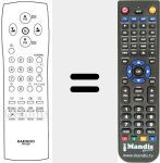 Replacement remote control for R-22D05 (48B3822D05)