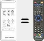 Replacement remote control for RC51KAMOSONIC
