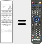Replacement remote control for RC56 MONO