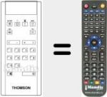 Télécommande pour remplacer RCT 2000 (89280372)