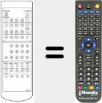 Replacement remote control for UKV 603
