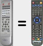 Replacement remote control for AVR-250