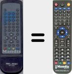 Télécommande pour remplacer BST2050-1