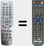 Télécommande pour remplacer RC 633 (014002900)