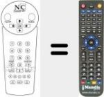 Replacement remote control for RC8237 00