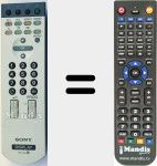 Télécommande pour remplacer RM 334 (147911111)