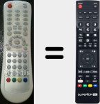 Replacement remote control for T2030R