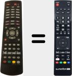 Replacement remote control for STRHD6300+