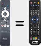 Télécommande pour remplacer HTR-U29 (0530070593)