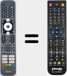 Télécommande pour remplacer 0530089674 (70061580)