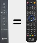 Replacement remote control for 12025158