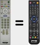 Télécommande pour remplacer RM-ED007 (147984711)
