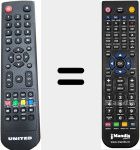 Télécommande pour remplacer YDX-106-C-2