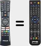 Télécommande pour remplacer RC4390 (23517675)