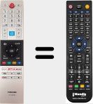 T&eacute;l&eacute;commande pour remplacer CT-8528 (30099677)