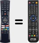 Replacement remote control for RC4391P (30101763)