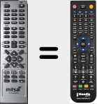 Télécommande pour remplacer 51-DA816PA
