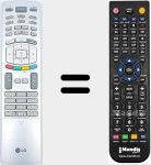 Replacement remote control for RMGA003 (6710V00141A)