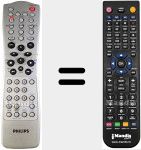 Telecomando sostituto di DVD740VR (996500014781)