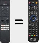 Replacement remote control for SRC-3216-07 ENGLISH IR--DE (996592404220)
