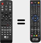 Replacement remote control for AKB32639101