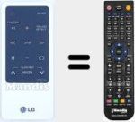 Télécommande pour remplacer AKB73657601