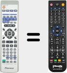 Télécommande pour remplacer AXD7337